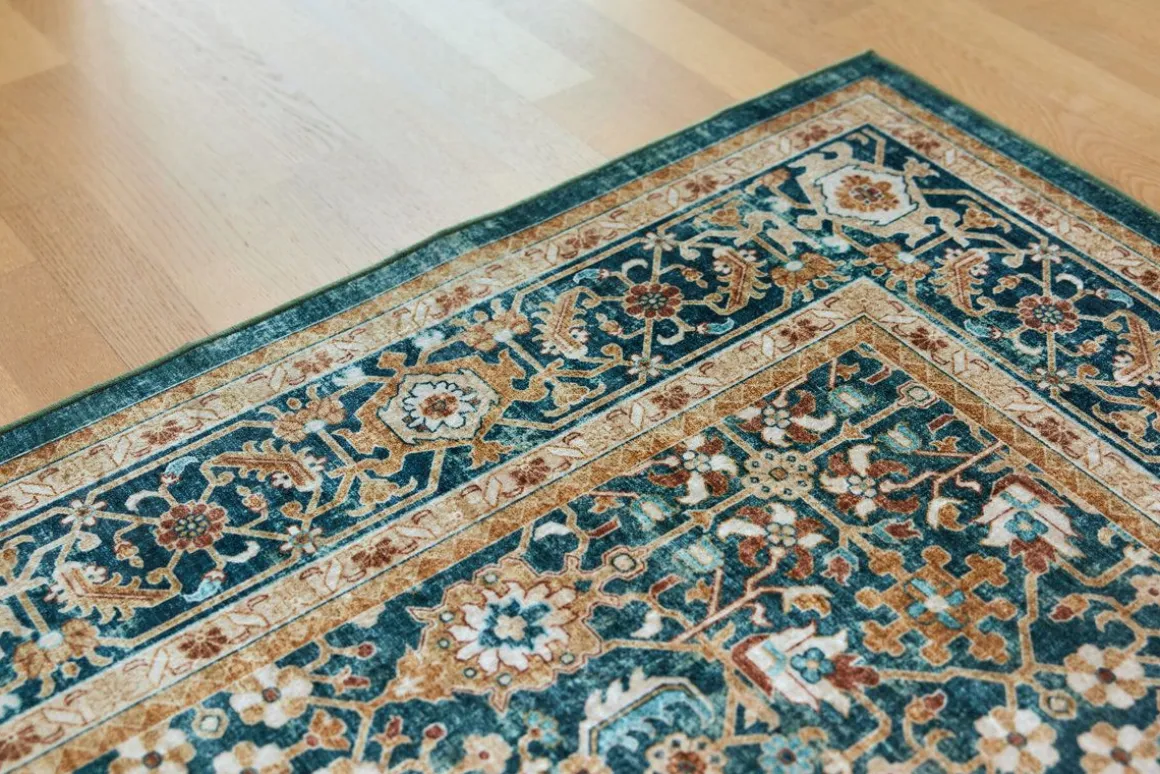 VALLILA MATTO JALOKIVI 160X230CM TURKOOSI