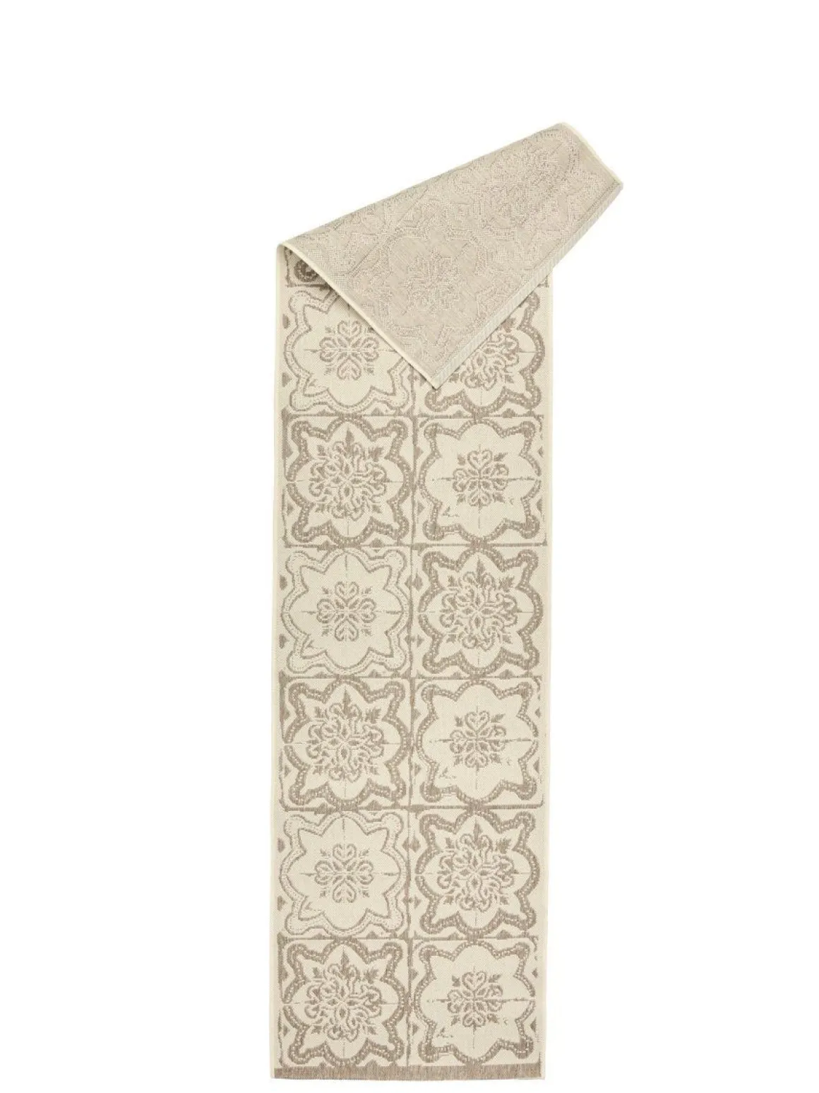 VALLILA MATTO KUJAKATTI FLAT 80X350CM BEIGE-VALKOINEN