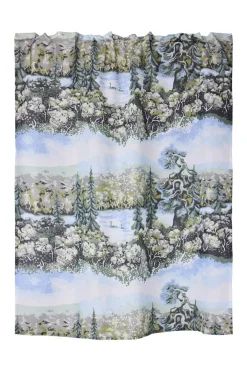 VALLILA SUIHKUVERHO MUONIO 150V 180X200CM SINI-VIHREÄ