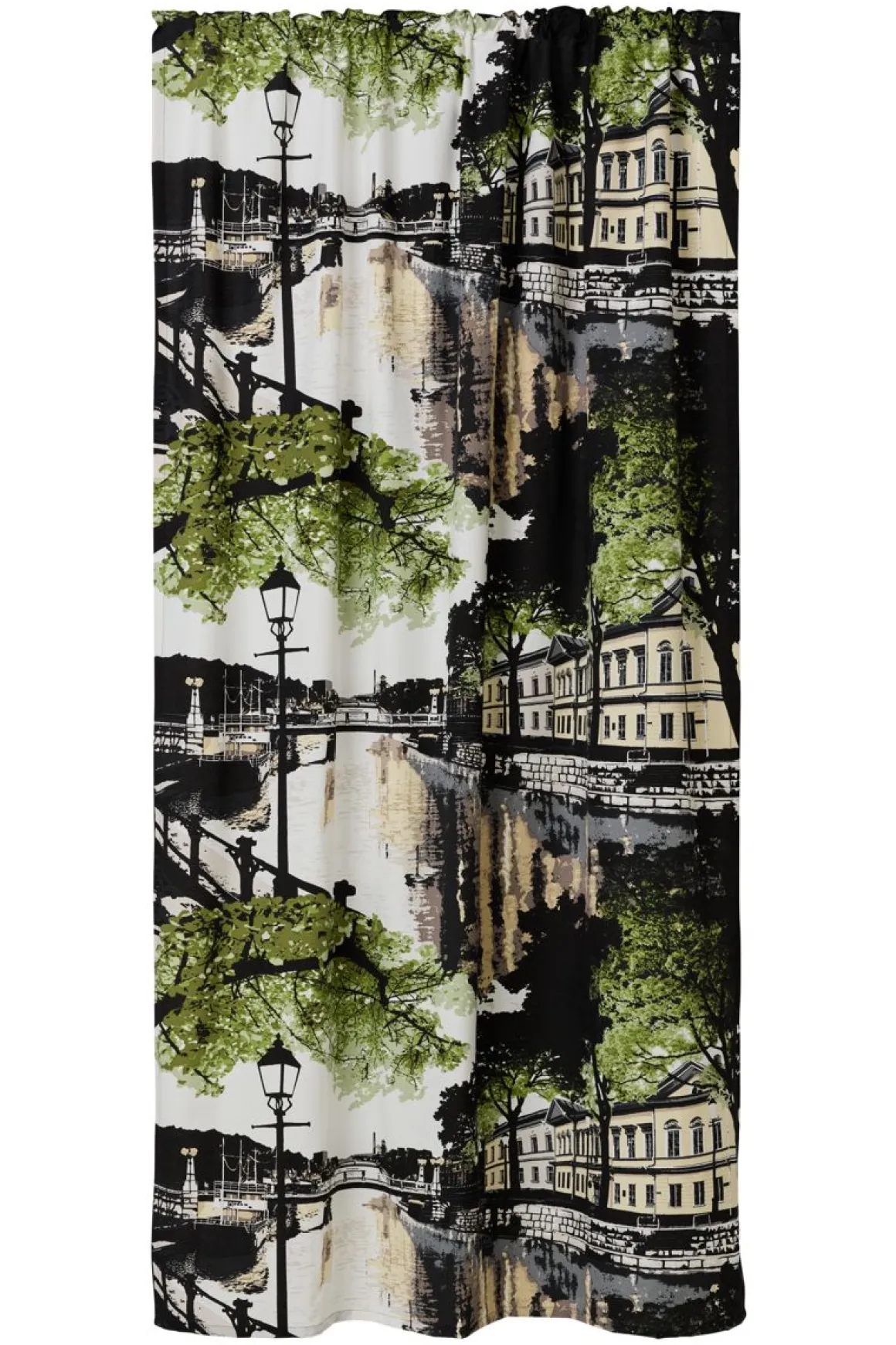 VALLILA VALMISVERHO AURAJOKI 140X250CM VIHREÄ-KELTAINEN