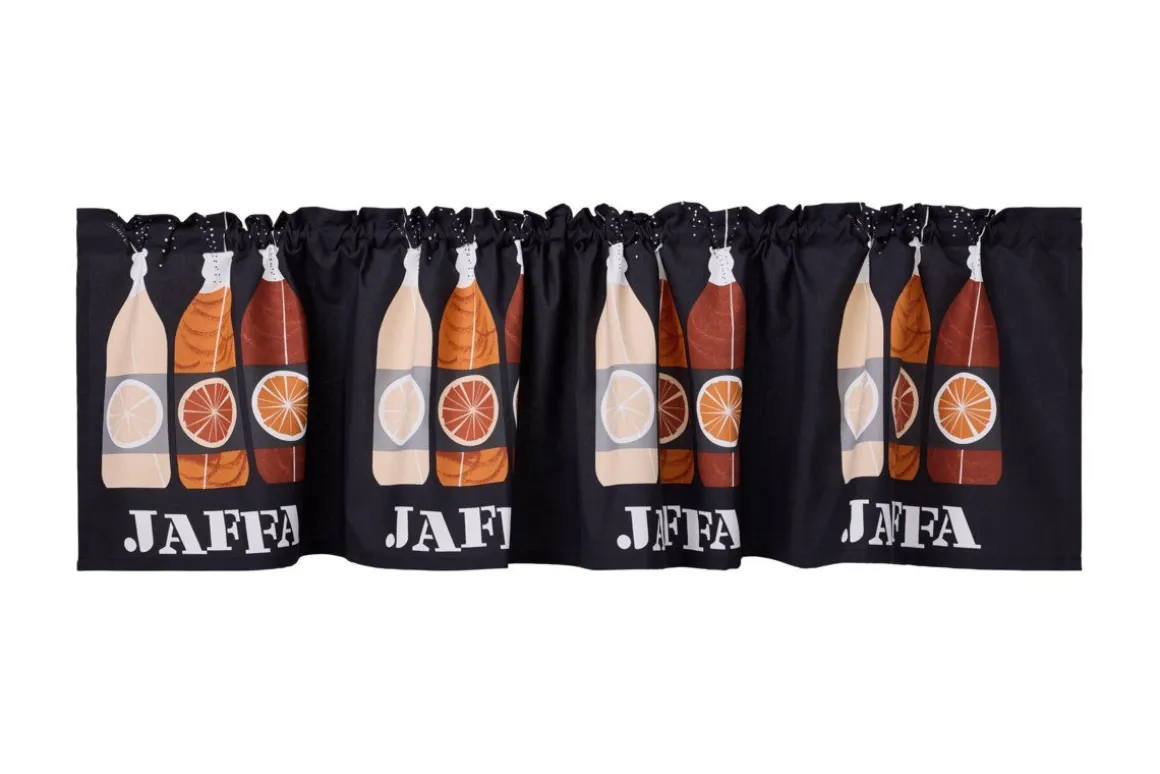 VALLILA VERHOKAPPA JAFFA 60X250CM HARMAA-ORANSSI
