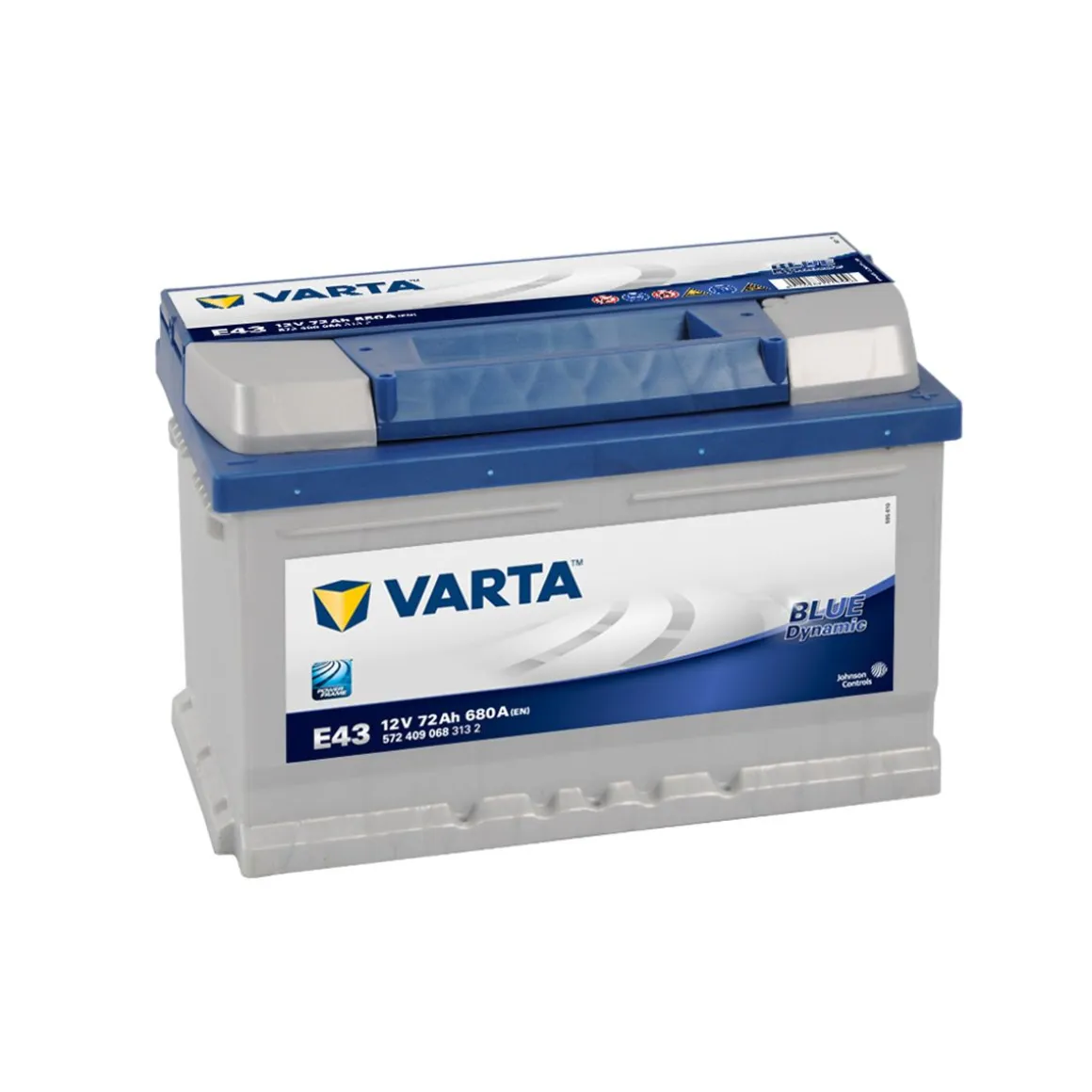 VARTA BLUE DYNAMIC KÄYNNISTYSAKKU 72AH 278X175X175MM -/+ 680A