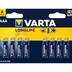 VARTA PARISTO LONGLIFE AAA 8-PACK