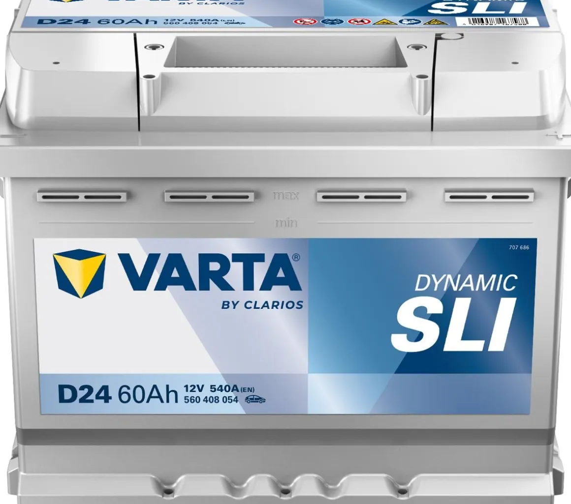 VARTA DYNAMIC SLI KÄYNNISTYSAKKU 60AH 242X175X190MM -/+ 540A