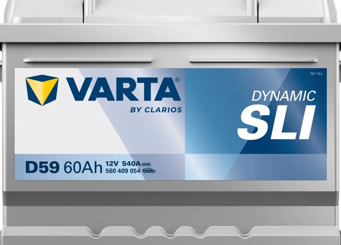 VARTA DYNAMIC SLI KÄYNNISTYSAKKU 60AH 242X175X175MM -/+ 540A