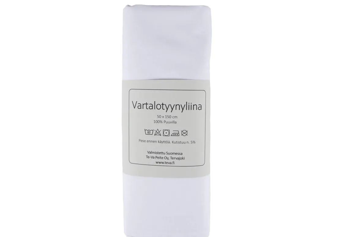 VARTALOTYYNYLIINA 50X150CM VALKOINEN