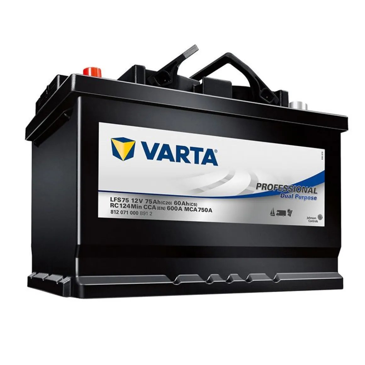 VARTA PROFESSIONAL VAPAA-AJAN AKKU 75AH 272X175X225MM +/- 600A