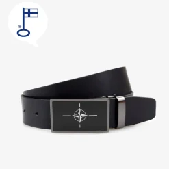 VENIZ MUSTA NAHKAVYÖ 35MM NATO-SOLJELLA 110CM