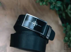 VENIZ MUSTA NAHKAVYÖ 35MM NATO-SOLJELLA 90CM