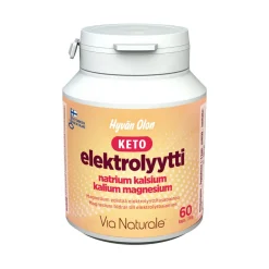 VIA NATURALE HYVÄN OLON KETO ELEKTROLYYTTI 60 KPL