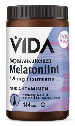 VIDA MELATONIINI 1,9MG NOPEAVAIKUTTEINEN (+20% SÄÄSTÖPAKKA