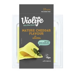 VIOLIFE 100% VEGAN SLICES MATURE CHEDDAR FLAVOUR 200 G