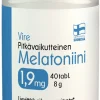 VIRE MELATONIINI 1,9MG PITKÄVAIKUTTEINEN 40 KPL