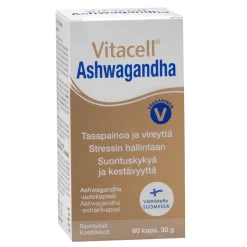 VITACELL ASHWAGANDHA KSM-66 60 KPL