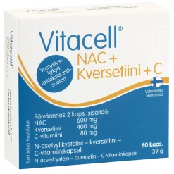 VITACELL NAC + KVERSETIINI + C 60 KPL