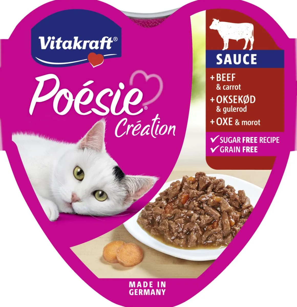 VITAKRAFT KISSAN ANNOSRASIA POESIE NAUTAA KASTIKKEESSA 85 G
