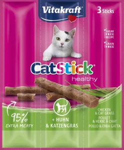 VITAKRAFT KISSAN PIHVITIKUT CATSTICK HEALTHY KANA + KISSANRUOHO