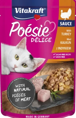 VITAKRAFT KISSAN ANNOSPUSSI POESIE DELICE KALKKUNA 85 G