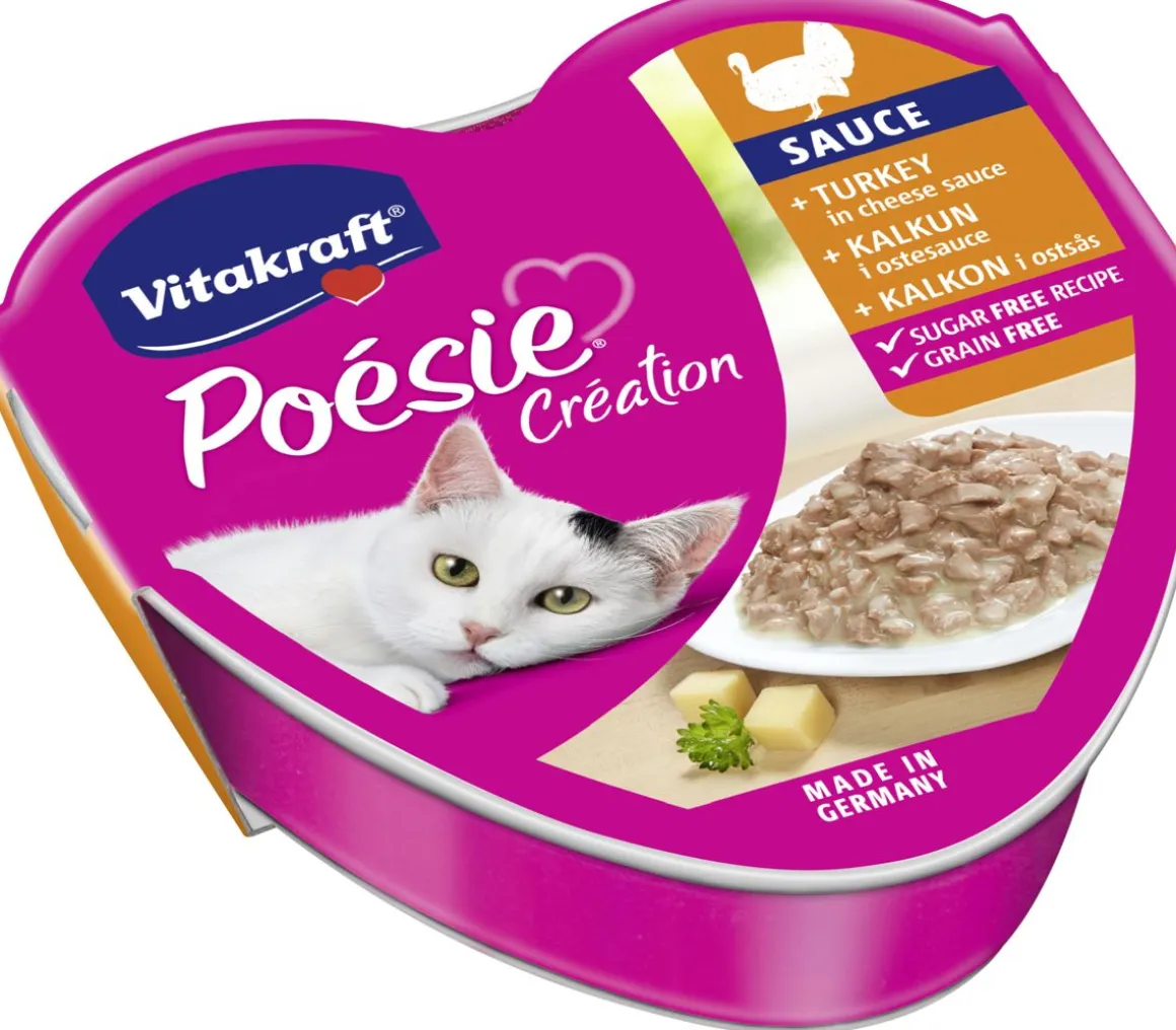 VITAKRAFT KISSAN ANNOSRASIA POESIE KALKKUNAA JUUSTOKASTIKKEESSA 85 G