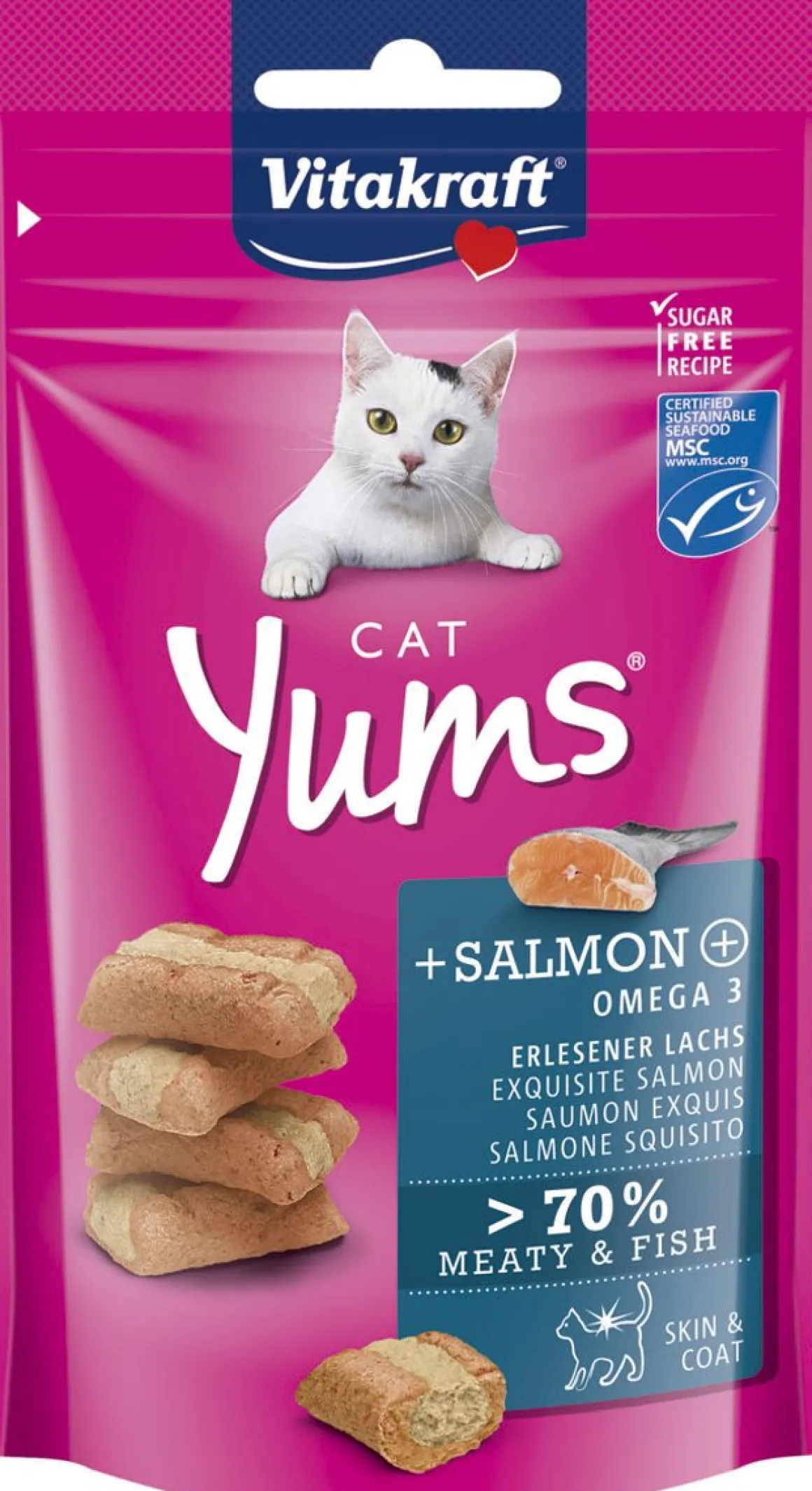 VITAKRAFT KISSAN MAKUPALA CAT YUMSLOHI + OMEGA-3 40 G