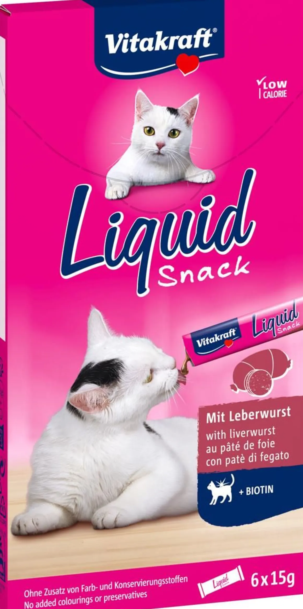 VITAKRAFT KISSAN MAKUPALA LIQUID SNACK MAKSAMAKKARA + BIOTIINI 90 G