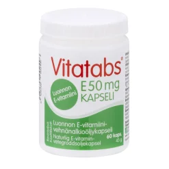 VITATABS E 50 MG 60 KPL