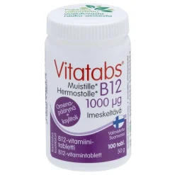 VITATABS B12 1000 G OMENA 100 KPL