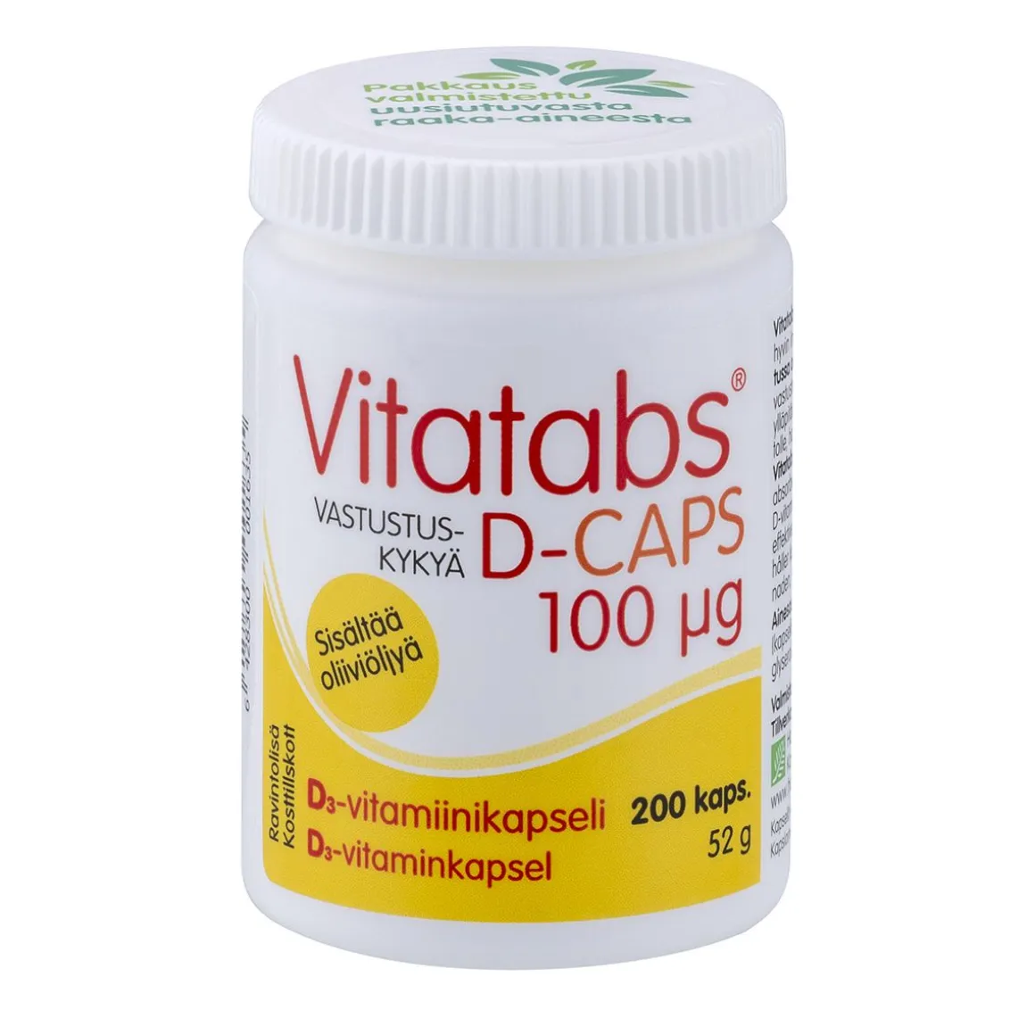VITATABS D-CAPS 100 200 KPL