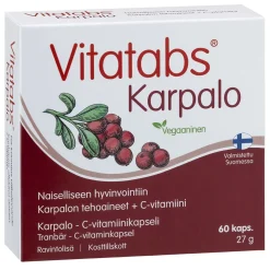 VITATABS KARPALO C-VITAMIINIKAPSELI 60 KPL