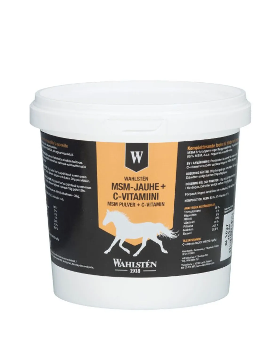 WAHLSTEN W-MSM JAUHE 100% MSM + C-VITAMIINI 700 G