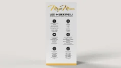 WALTTER MAGIC MIRROR LED MEIKKIPEILI KULTA