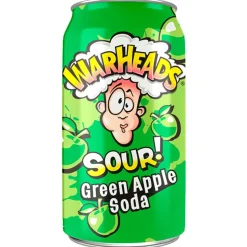 WARHEADS SODA GREEN APPLE SOUR TLK (ISA) 355 ML