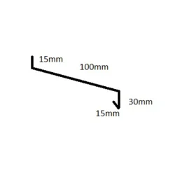 WARMA IKKUNAPELTI 100MM 2M MUSTA