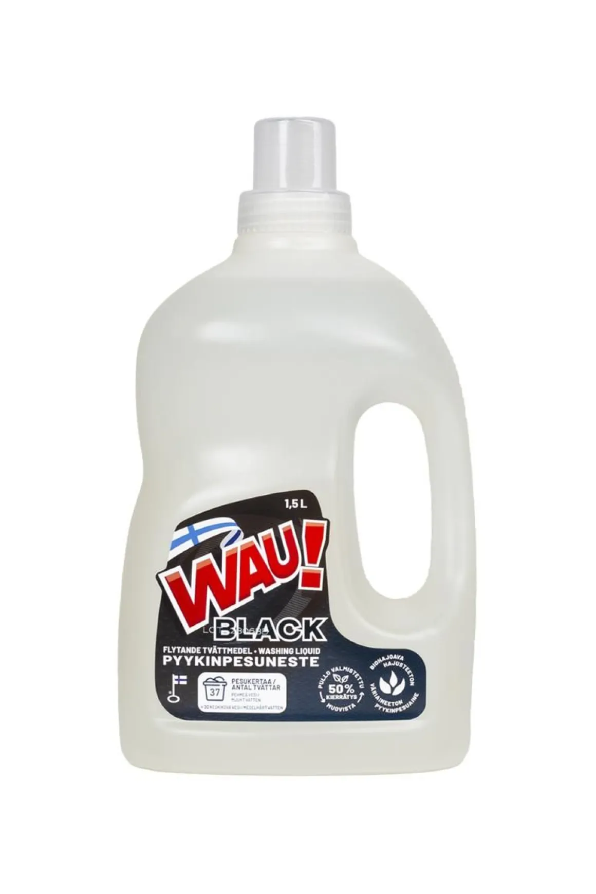 WAU PYYKINPESUNESTE BLACK 1,5 L