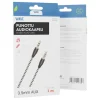 WAVE AUDIOKAAPELI, PUNOTTU 3,5MM, 1M
