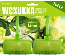 WC KUKKA LIME WC-RAIKASTIN TUPLAPAKKAUS 100 G
