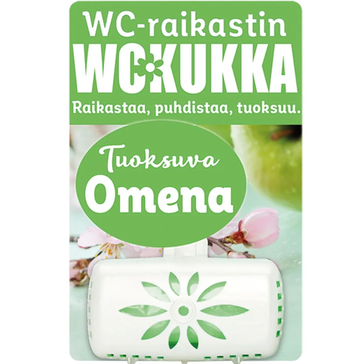 WC KUKKA RAIAKS OMENA WC-RAIKASTIN 50 G