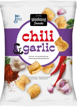 WEEKEND SNACKS CHILI & GARLIC  180 G