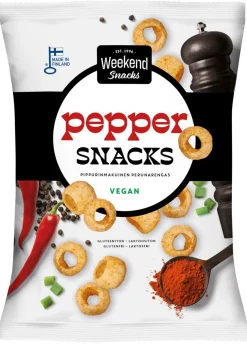 WEEKEND SNACKS PEPPER VEGAN  180 G