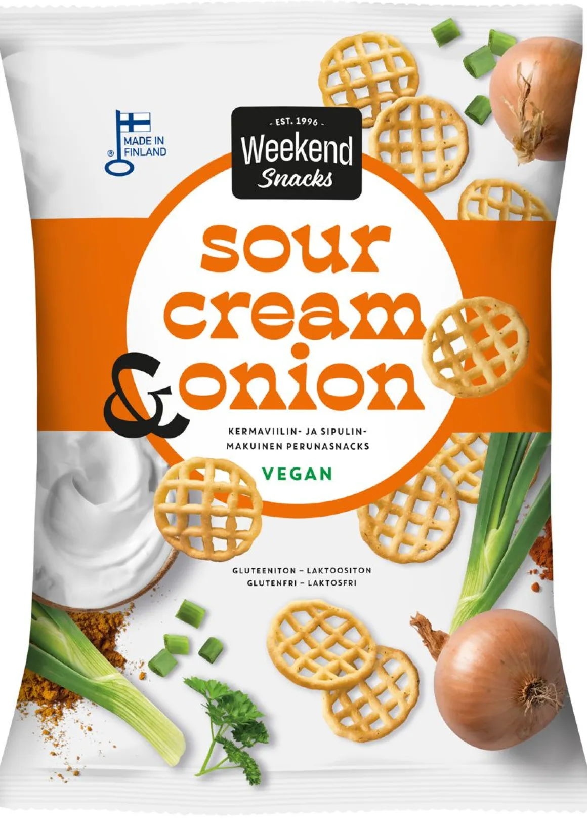 WEEKEND SNACKS SOURCREAM&ONION 180 G