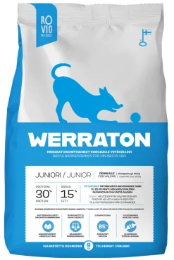 WERRATON KOIRAN TÄYSRAVINTO JUNIORI 9 KG