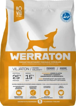 WERRATON KOIRAN TÄYSRAVINTO VILJATON 5 KG