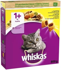 WHISKAS 1+ ADULT KANAA 800 G