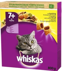 WHISKAS 7+ SENIOR KANAA 800 G