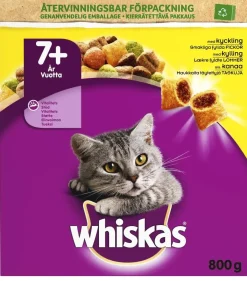 WHISKAS 7+ SENIOR KANAA 800 G