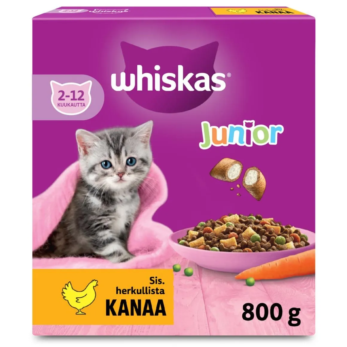 WHISKAS JUNIOR KANAA 800 G