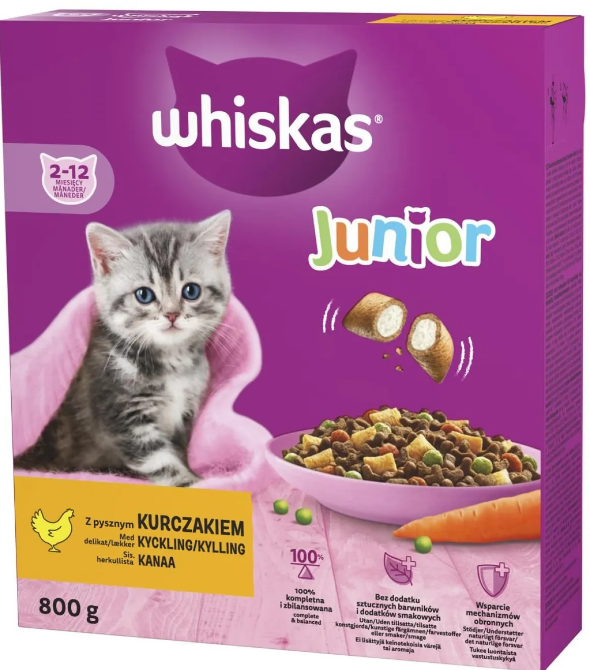 WHISKAS JUNIOR KANAA 800 G