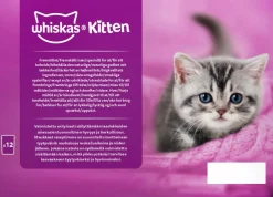 WHISKAS JUNIOR PERINTEISET ATERIAT KASTIKKEESSA 12*85G 1,02 KG