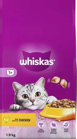 WHISKAS 1+ KANAA  1,9 KG