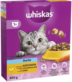 WHISKAS 1+ STERILE KANAA 800 G